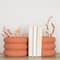 Hello Honey® Terracotta Half Circle Vase Bookends, 2ct.